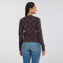 Load image into Gallery viewer, LADIES CARDIGAN-BROWN
