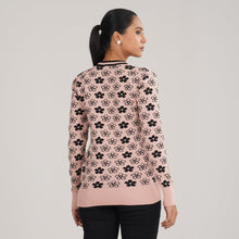 Load image into Gallery viewer, Women’s Black &amp; Pink Cardigan
