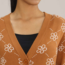 Load image into Gallery viewer, Women’S Brown Cardigan
