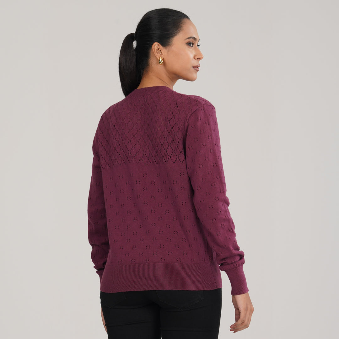 Women’s Maroon Sweater