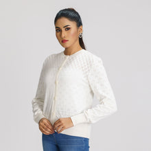 Load image into Gallery viewer, Women’s White Sweater Shrug
