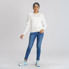 Load image into Gallery viewer, Women’s White Sweater Shrug
