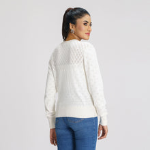 Load image into Gallery viewer, Women’s White Sweater Shrug
