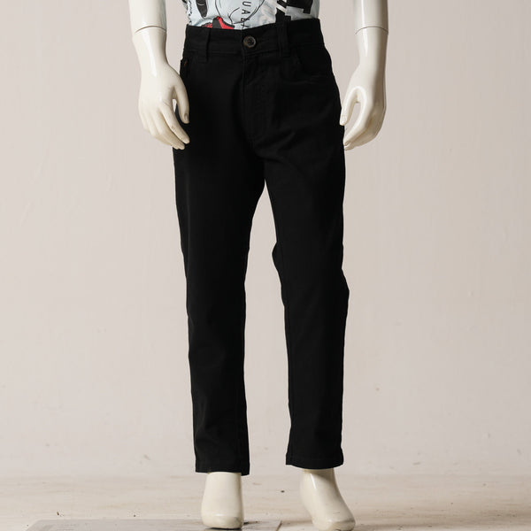 BOYS CHINO PANT-BLACK