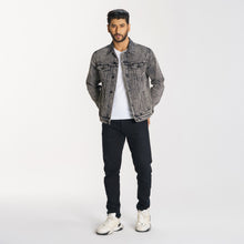 Load image into Gallery viewer, Men&#39;s Grey Denim Jacket
