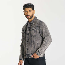 Load image into Gallery viewer, Men&#39;s Grey Denim Jacket
