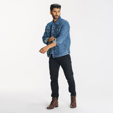 Load image into Gallery viewer, Men&#39;s Blue Denim Jacket
