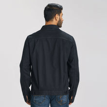 Load image into Gallery viewer, Men&#39;s Black Denim Jacket
