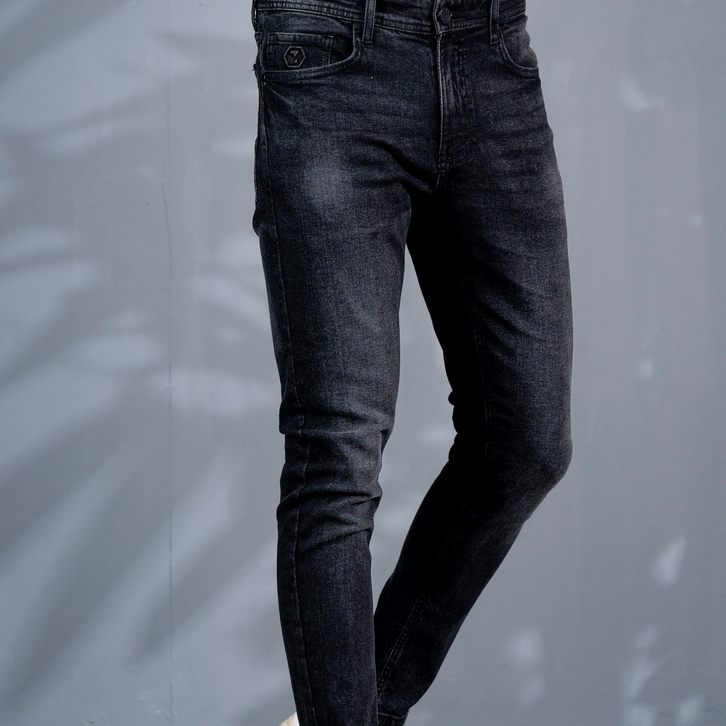 Mens Denim Pant- Black