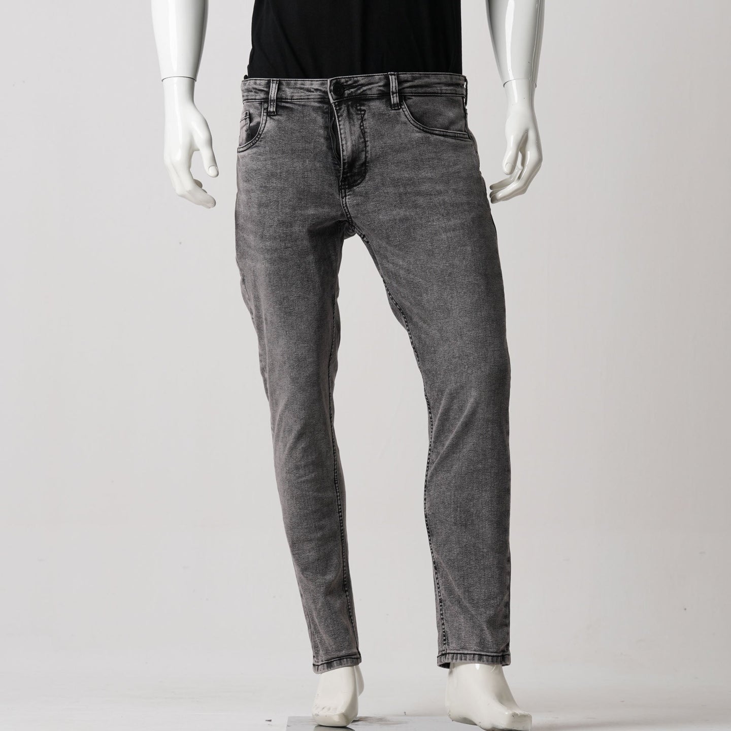 MENS DENIM PANT-GREY