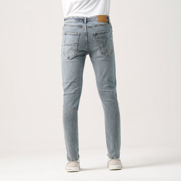 MENS DENIM LONG PANT-LIGHT BLUE