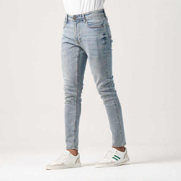 MENS DENIM LONG PANT-LIGHT BLUE