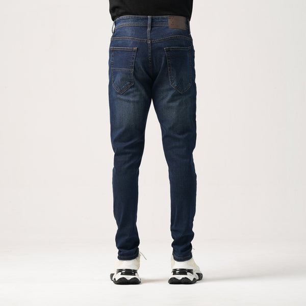 MENS DENIM LONG PANT-BLUE