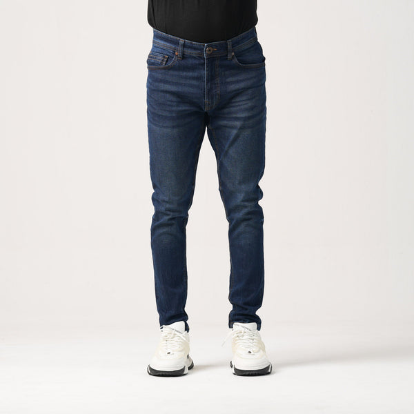 MENS DENIM LONG PANT-BLUE