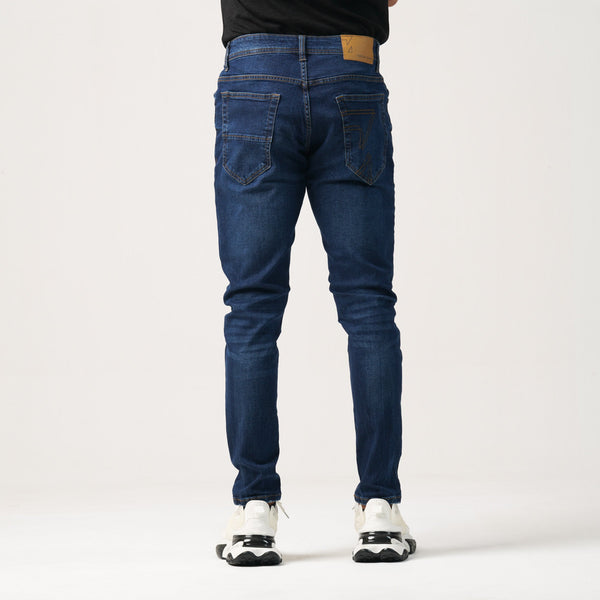 MENS DENIM LONG PANT-BLUE