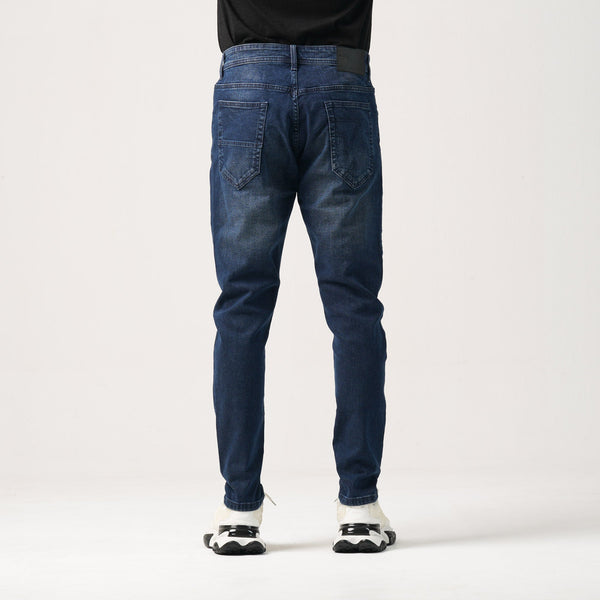 MENS DENIM LONG PANT-DARK BLUE