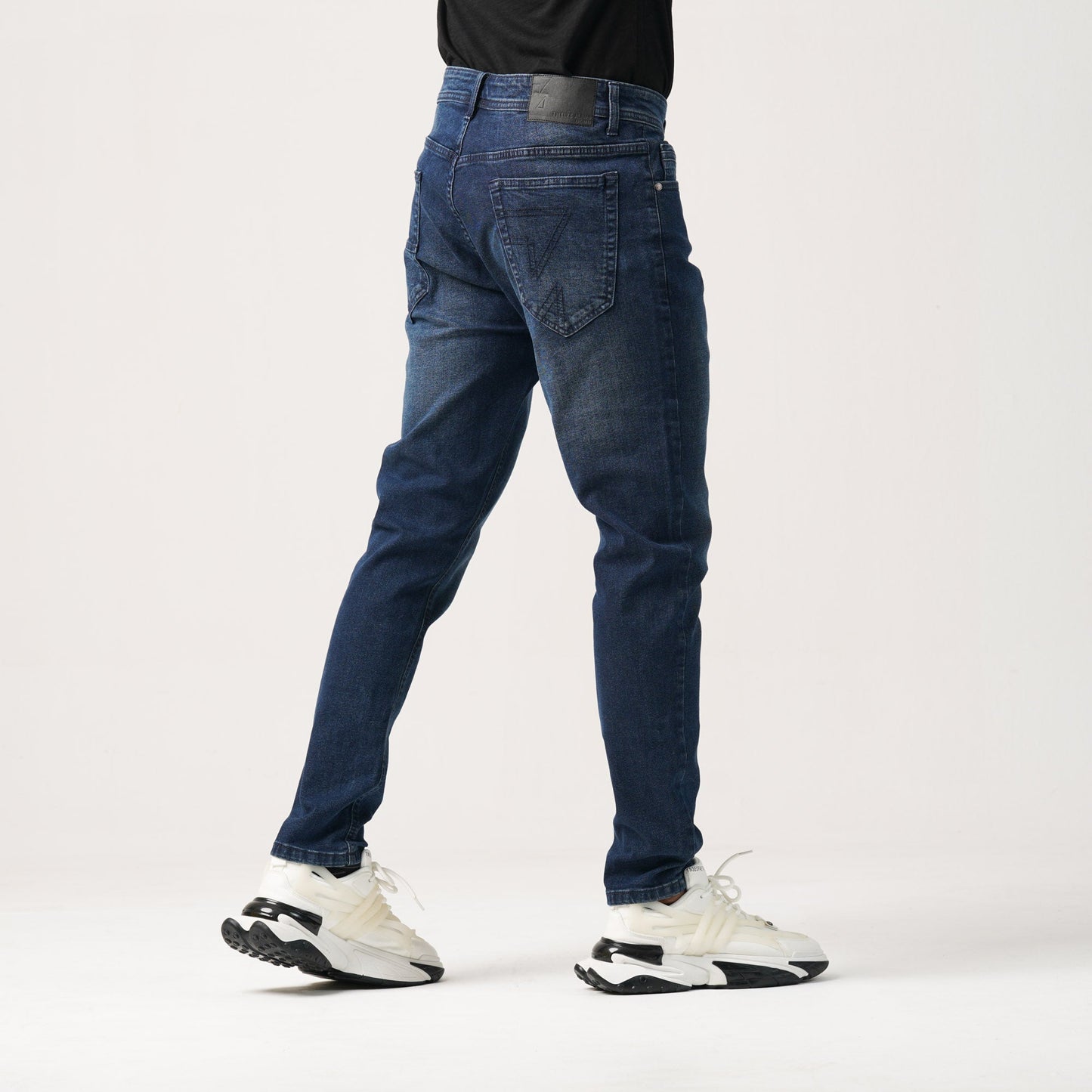 MENS DENIM LONG PANT-DARK BLUE