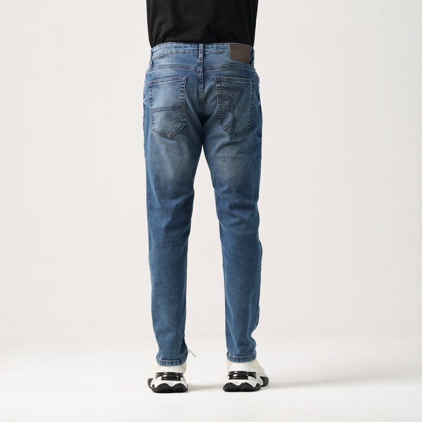 MENS DENIM LONG PANT-BLUE