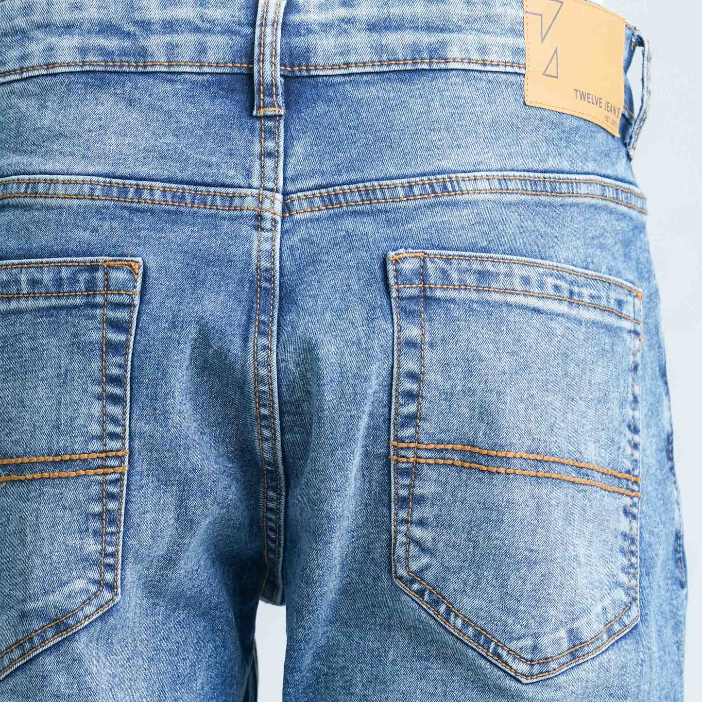 Men's Blue Denim Long Pant