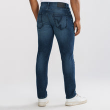 Load image into Gallery viewer, Men&#39;s Dark Blue Denim Pants
