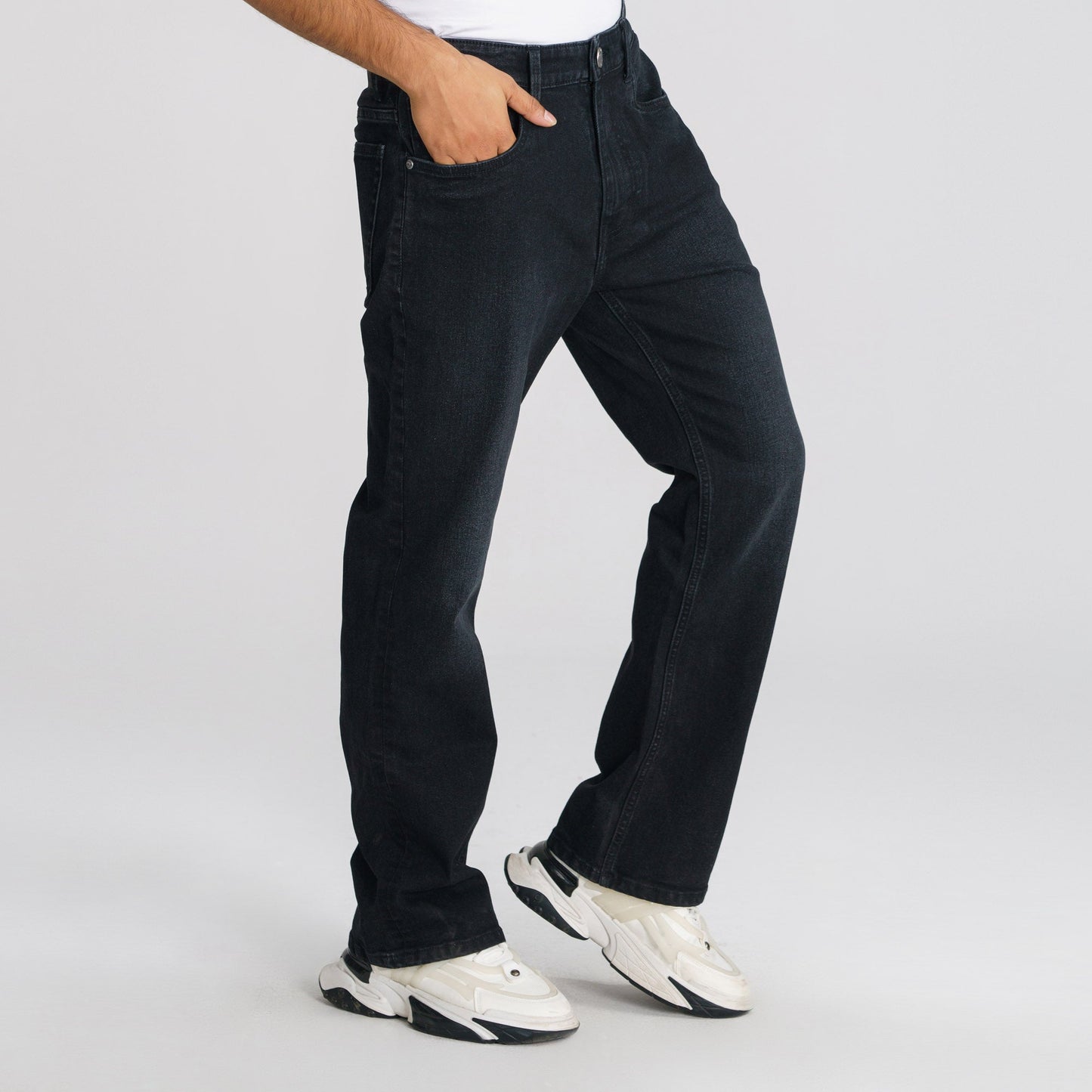 Mens Black Denim Pant