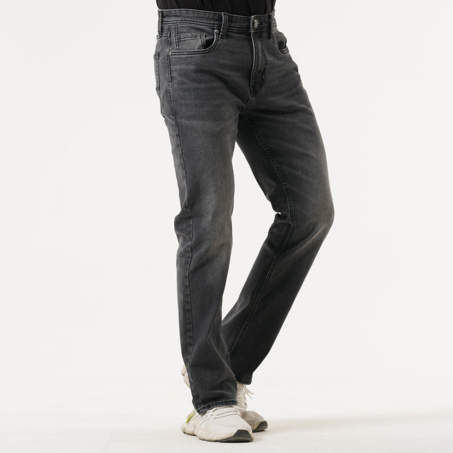 Mens Light Grey Denim Pants
