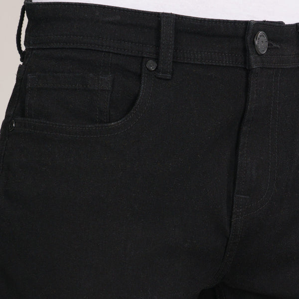 Men's Black Denim Pants