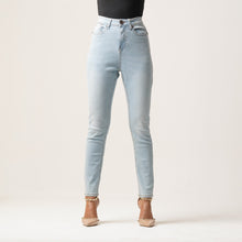 Load image into Gallery viewer, LADIES DENIM LONG PANT-LIGHT BLUE
