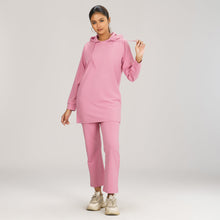 Load image into Gallery viewer, Women&#39;s Pink Hoodie Joggers Set
