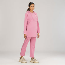 Load image into Gallery viewer, Women&#39;s Pink Hoodie Joggers Set
