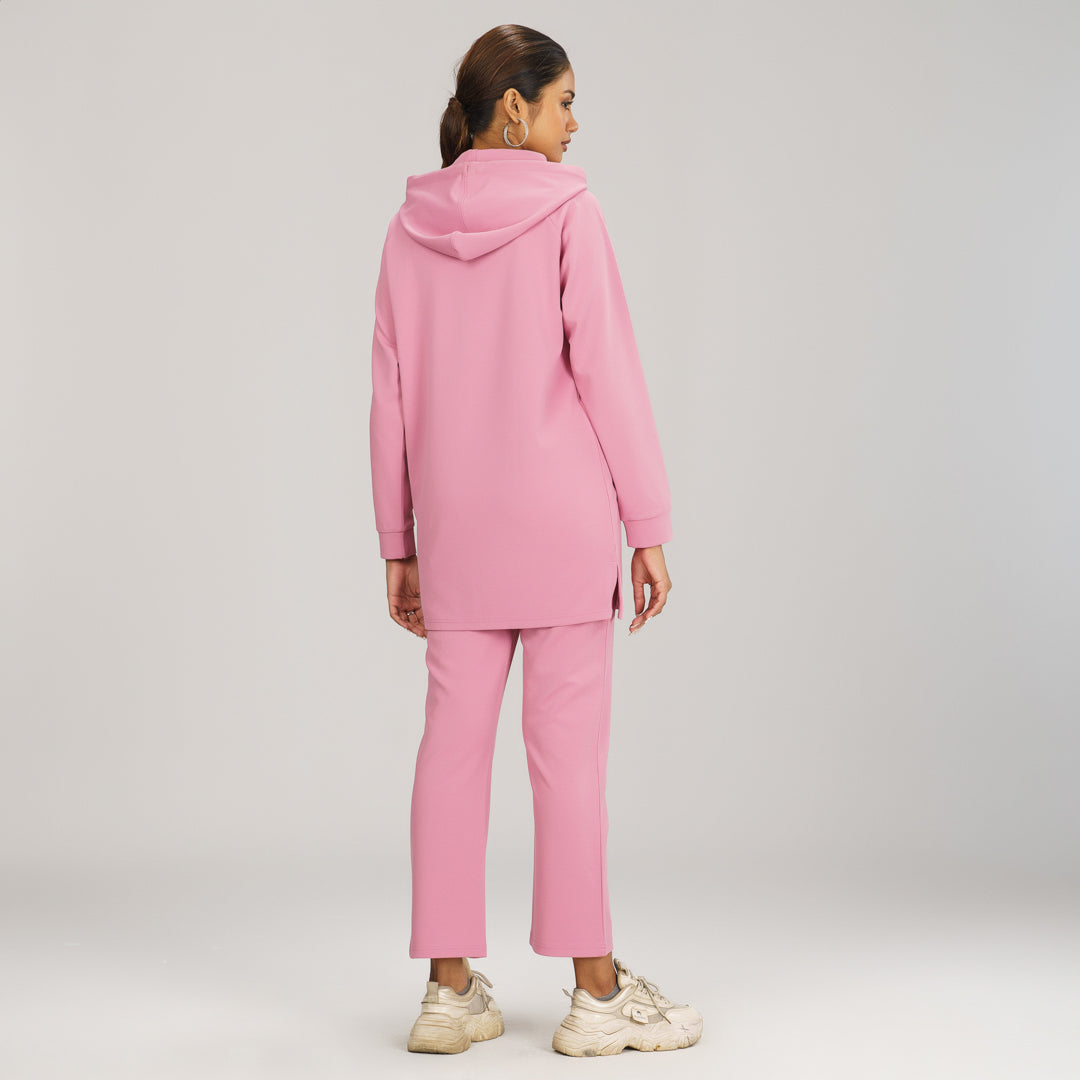 Women's Pink Hoodie Joggers Set