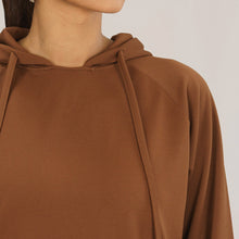 Load image into Gallery viewer, Women&#39;s Brown Hoodie Joggers Set
