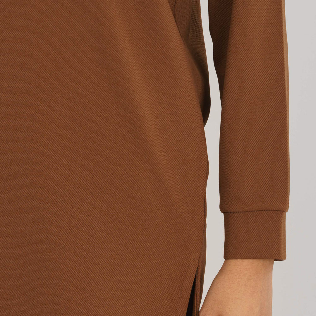 Women's Brown Hoodie Joggers Set