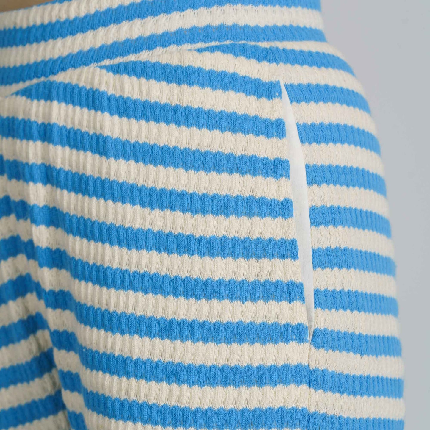 Women's hoodie Joggers Set -Blue & White