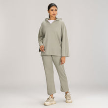 Load image into Gallery viewer, Women&#39;s hoodie Joggers Set -Light Olive
