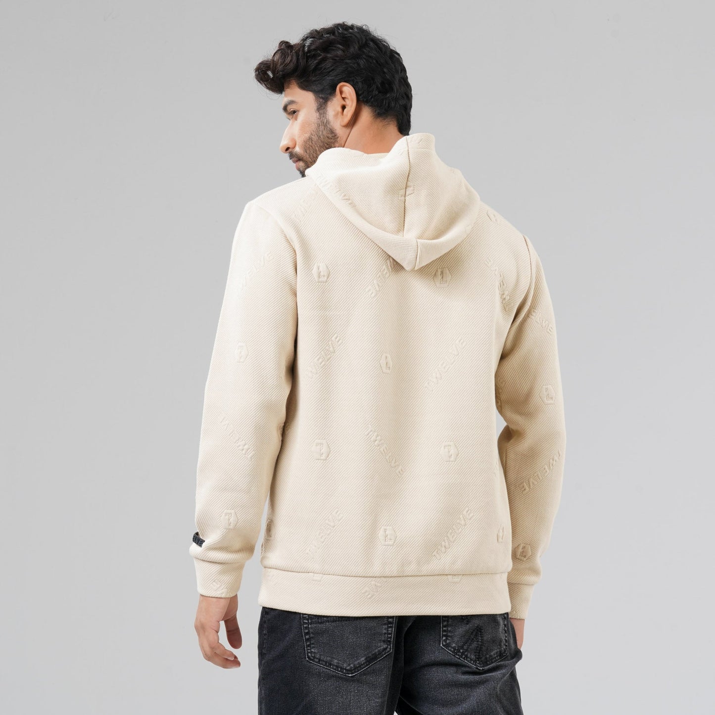 Men's Off White Hoodie