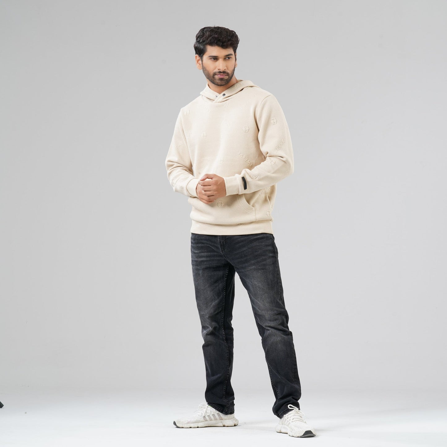 Men's Off White Hoodie