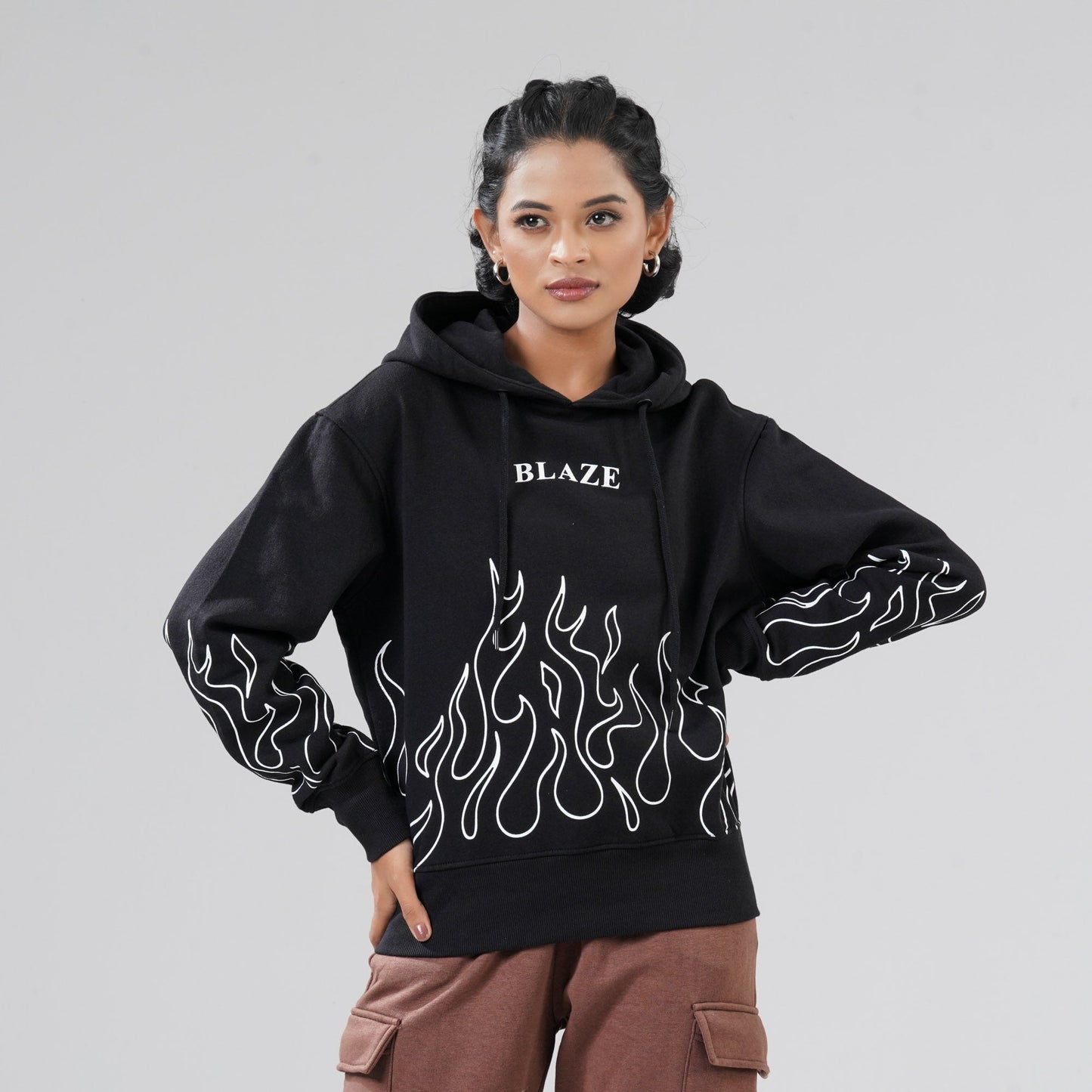 Womens Black Hoodie