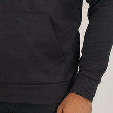 Load image into Gallery viewer, Men&#39;s Black Jacquard Hoodie
