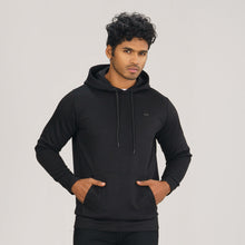 Load image into Gallery viewer, Men&#39;s Black Jacquard Hoodie
