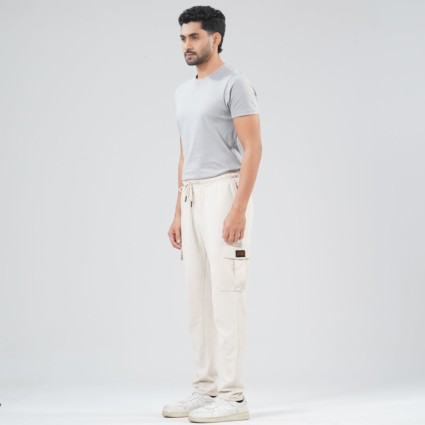 Mens Beige Joggers