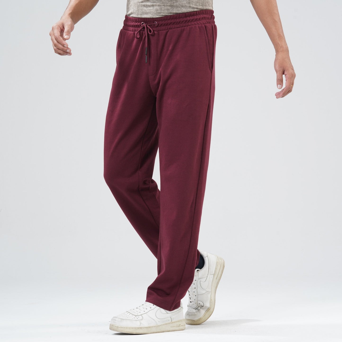 Mens Maroon Joggers