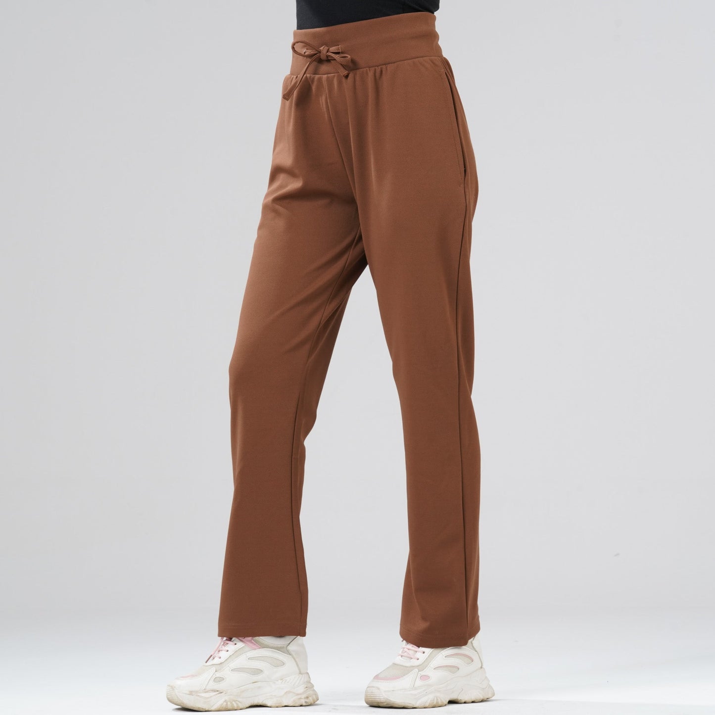 Womens Brown Joggers