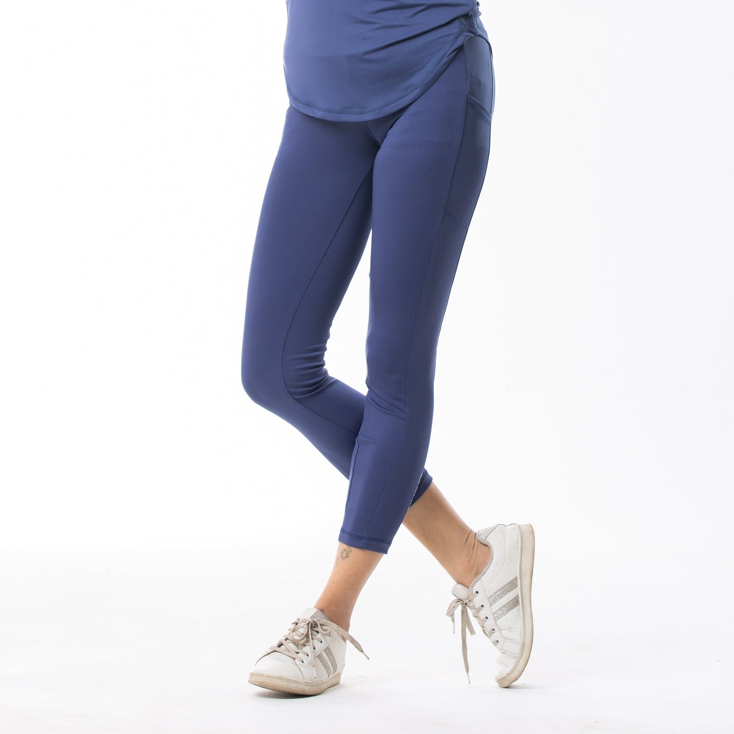 Womens Blue Leggings