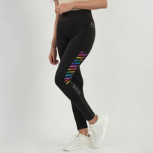 Load image into Gallery viewer, Women&#39;s Black Printed Leggings
