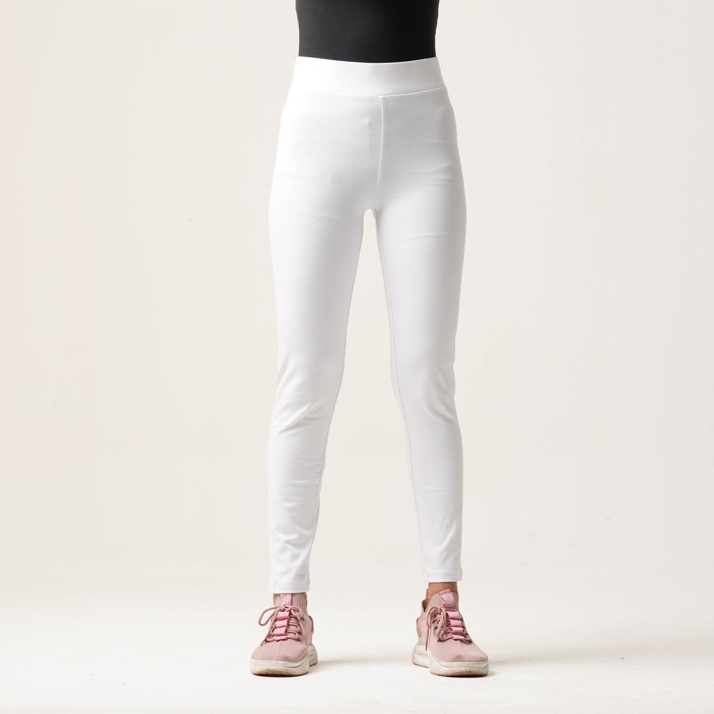 LADIES LEGGINGS-WHITE