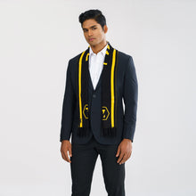 Load image into Gallery viewer, Men’s Black&amp; Mustard Muffler
