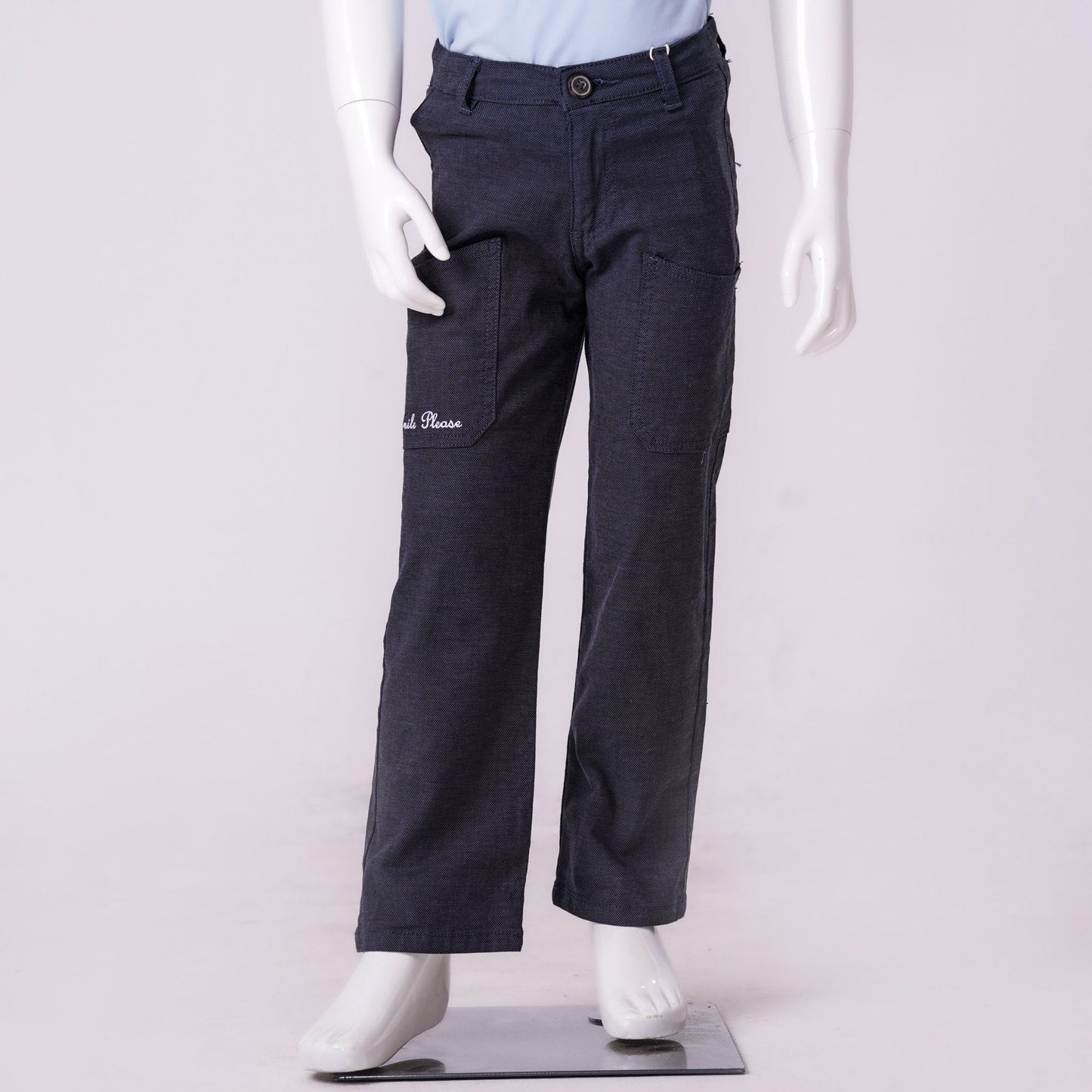 Girls Navy Long Pant