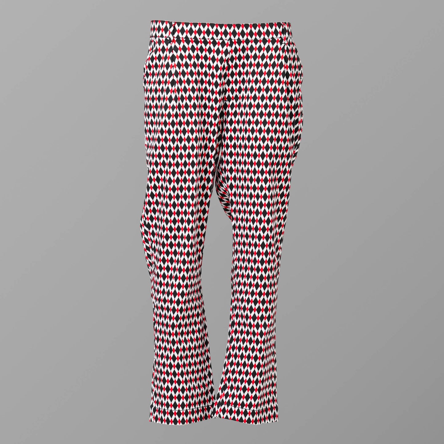 Women Black & Red Pant