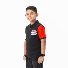 Load image into Gallery viewer, Boys Black Polo Shirt
